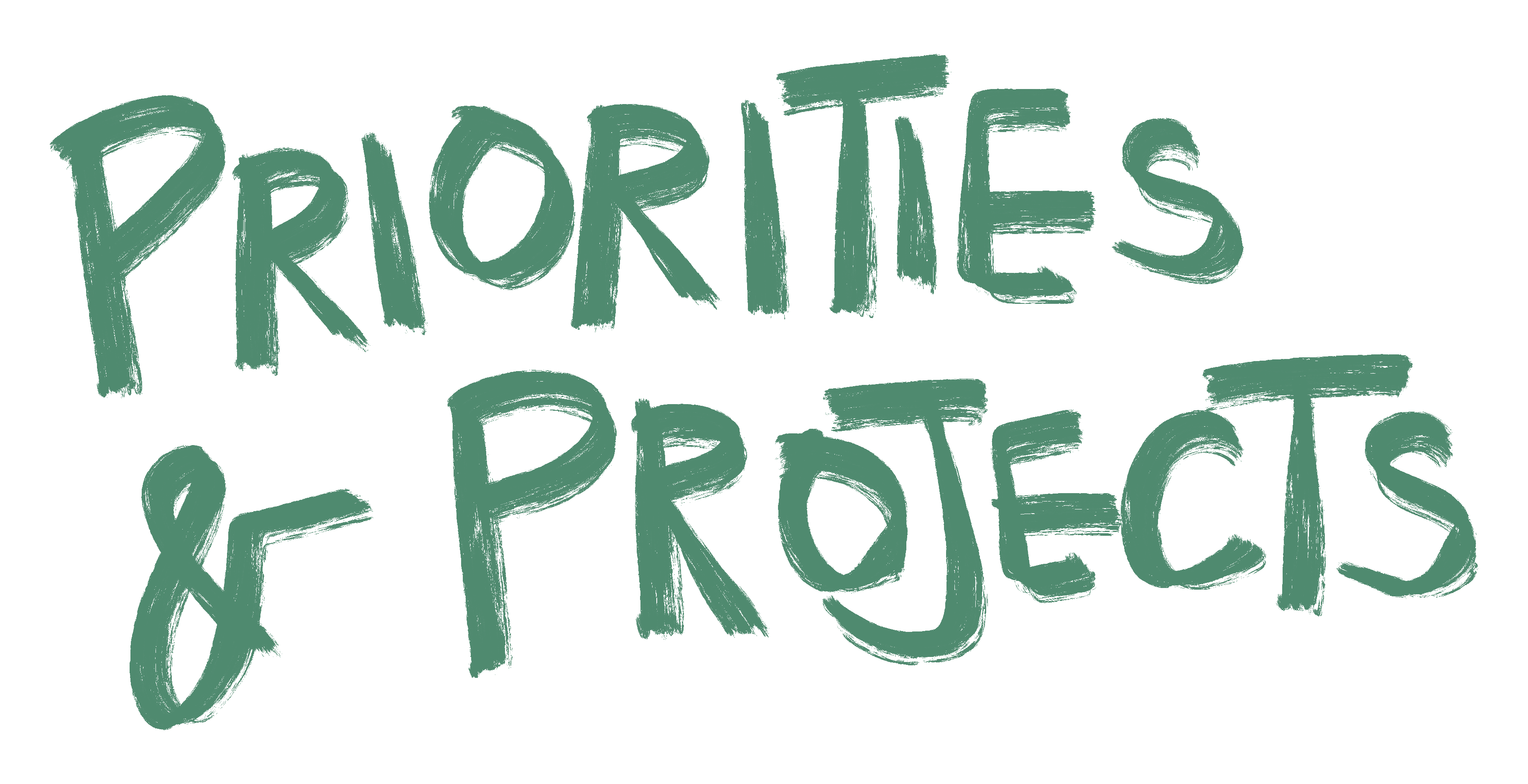Priorities & Projects